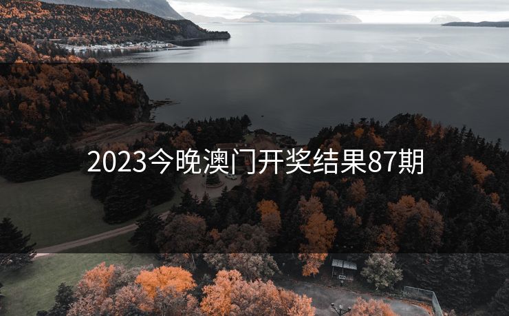 2023今晚澳门开奖结果87期